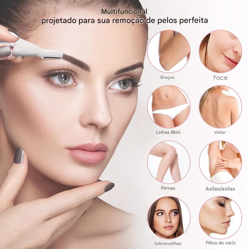 Depilador elétrico feminino