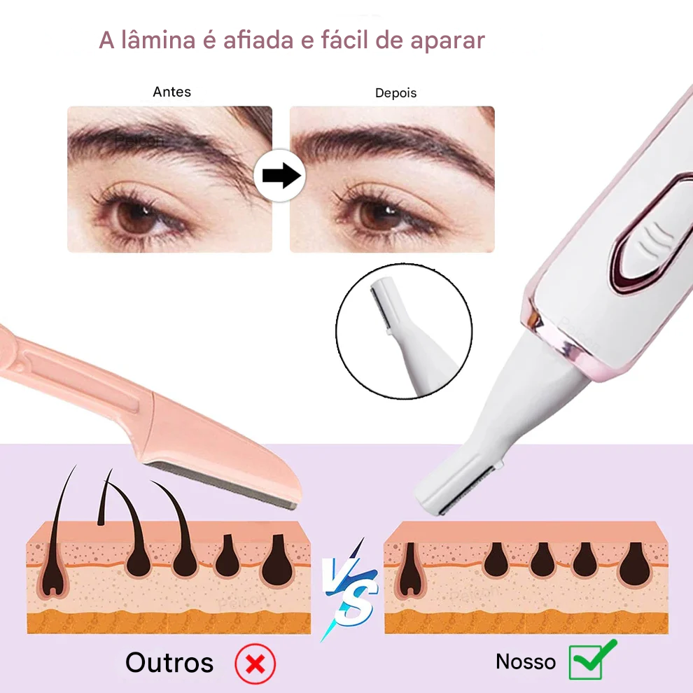Depilador elétrico feminino