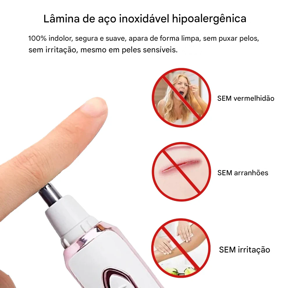 Depilador elétrico feminino