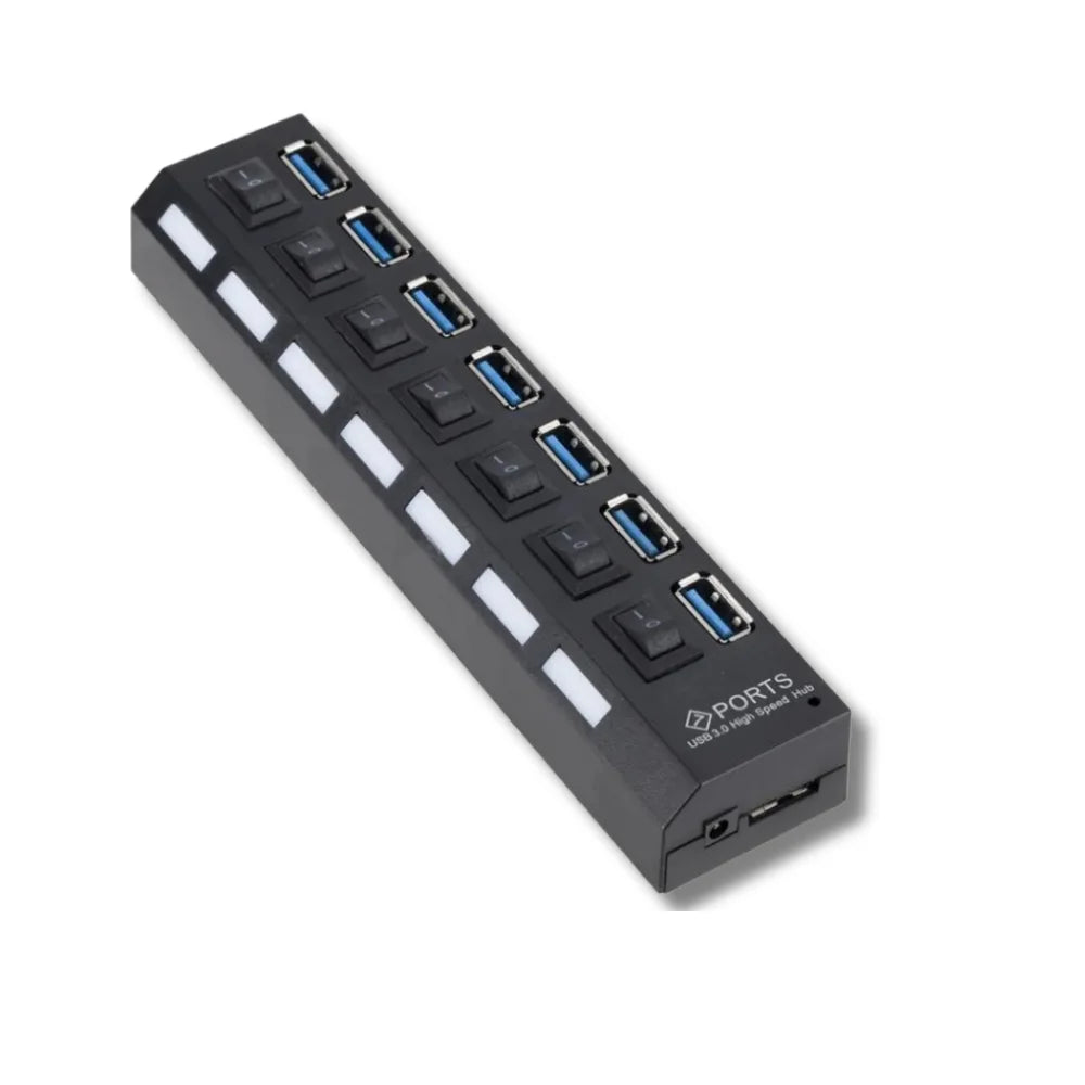 Extensão portátil c/ 7 portas USB 3.0