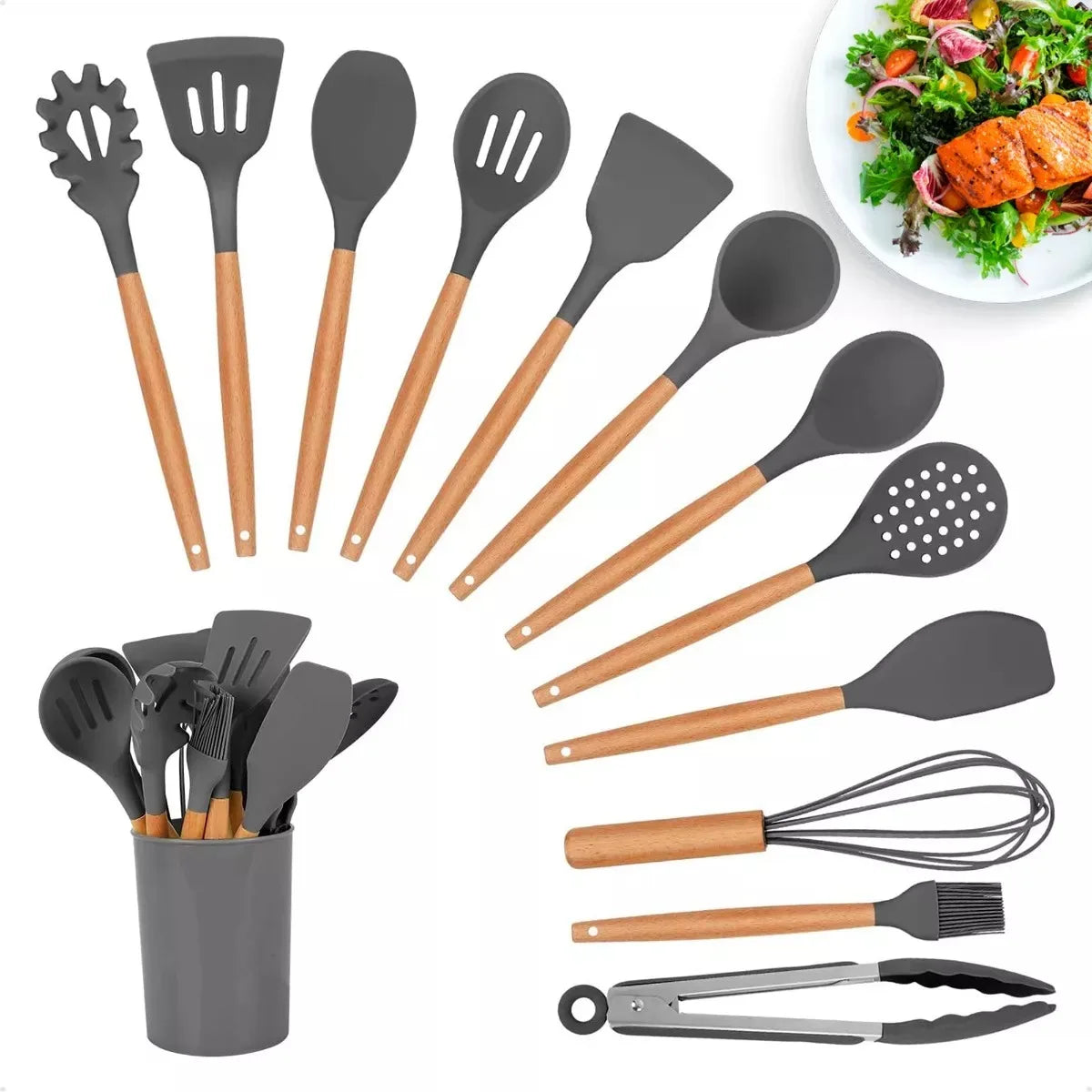 Kit 12 Utensílios de Cozinha