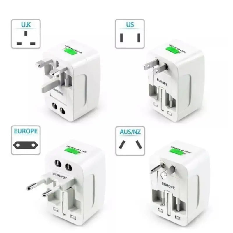 Adaptador Universal Internacional Viagem + de 150 Países