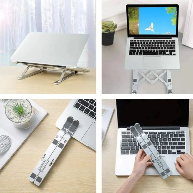 Suporte de Alumínio Ajustável para Notebook