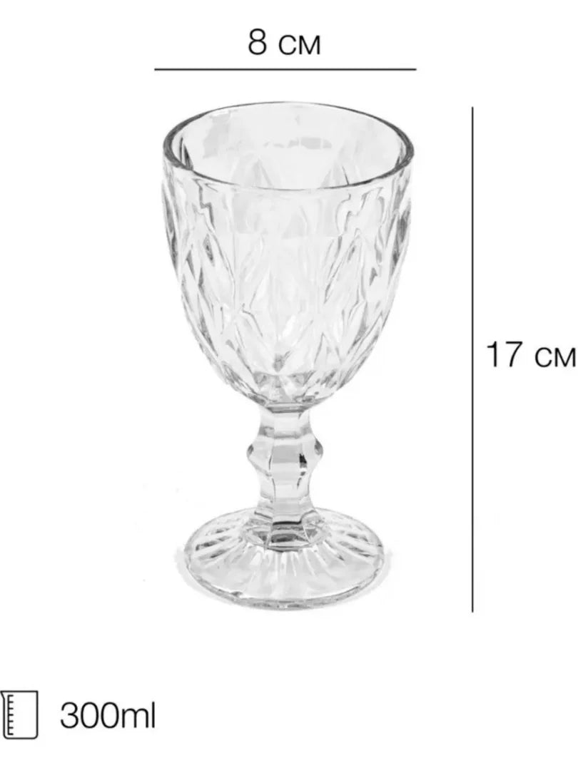 Jogo de 6 Taças Diamond