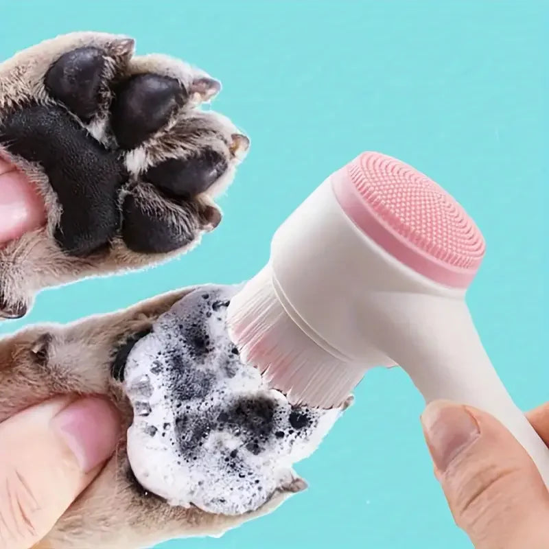 Escova massageadora e limpeza PET