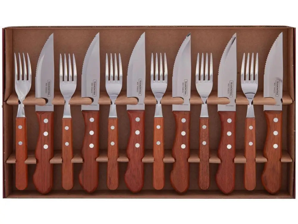 Jogo de Talheres Tramontina Inox para Churrasco