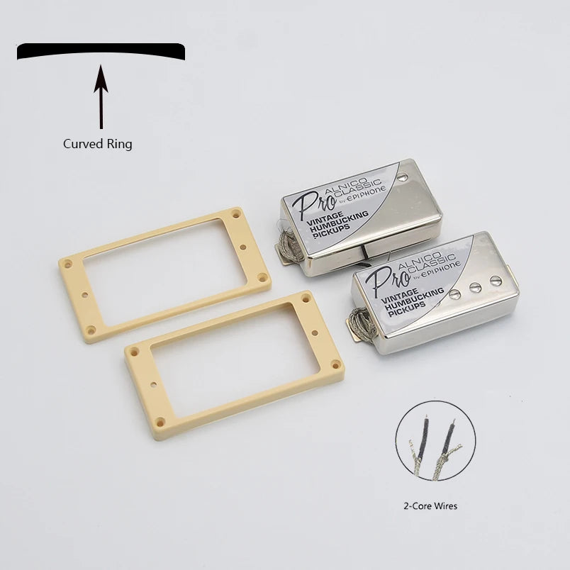 Kit Captdores Epiphone Creme e Cromado