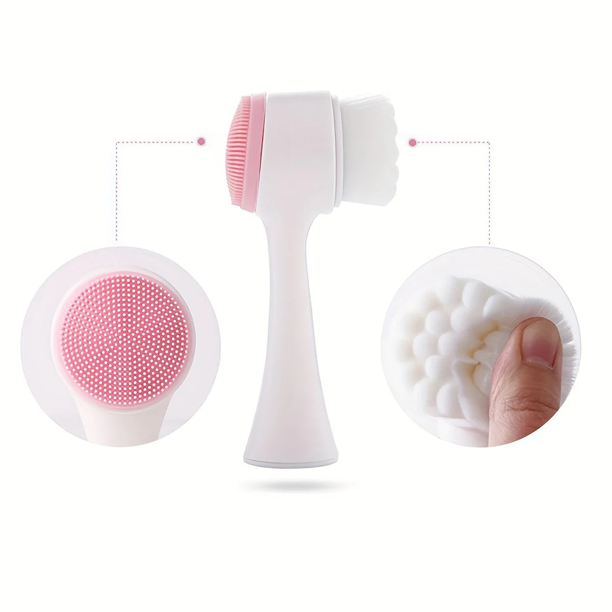 Escova massageadora e limpeza PET
