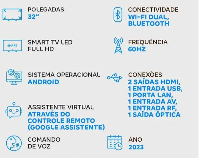 B Smart TV 32” Full HD LED TCL