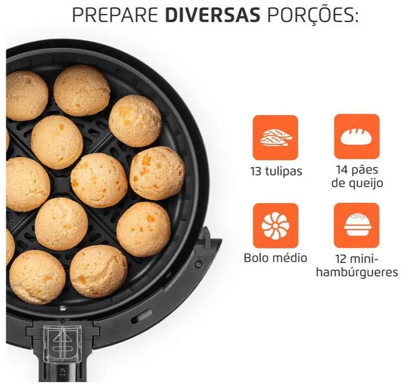 Fritadeira Elétrica sem Óleo/Air Fryer Mondial - 220V