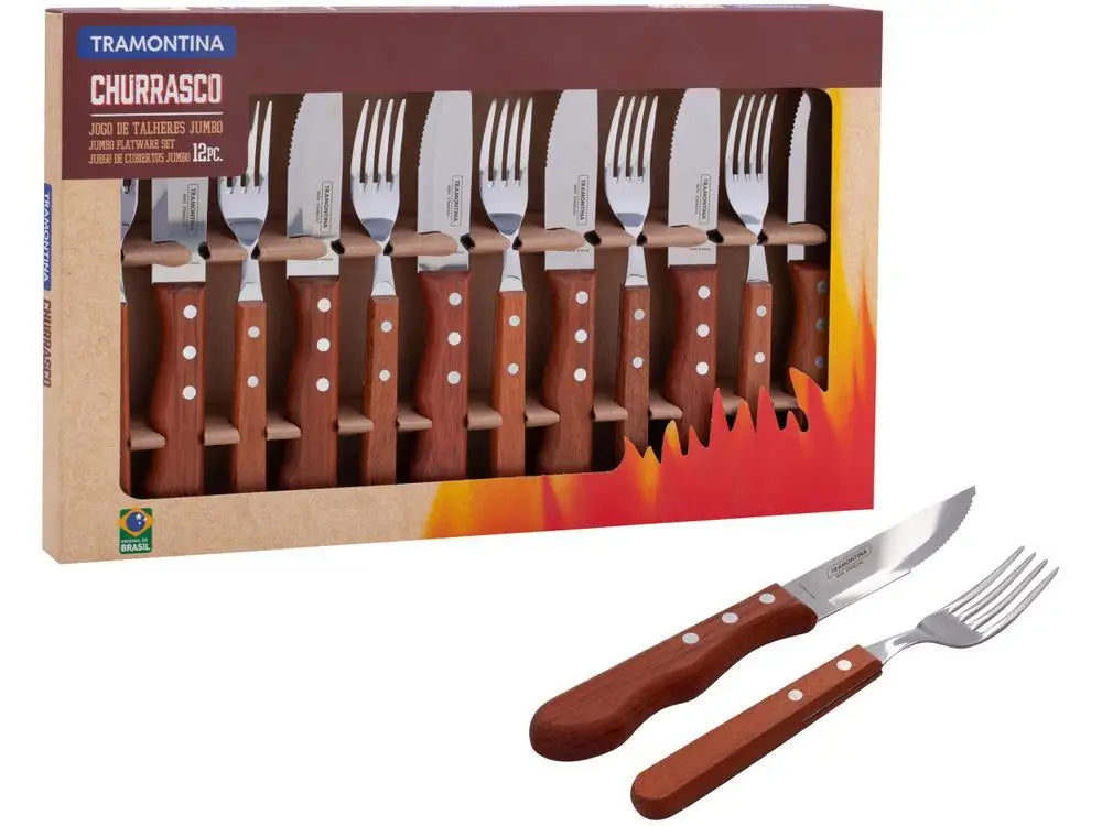 Jogo de Talheres Tramontina Inox para Churrasco