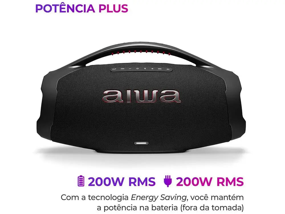 Caixa de Som Aiwa Boombox Plus