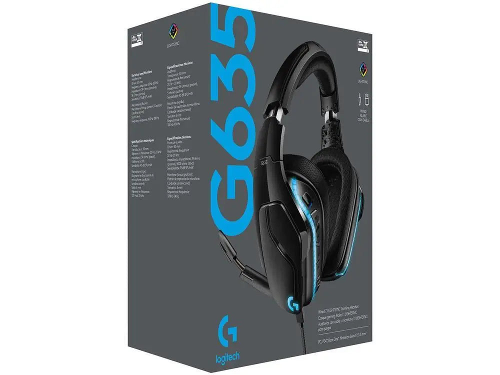 Headset Gamer Logitech G635