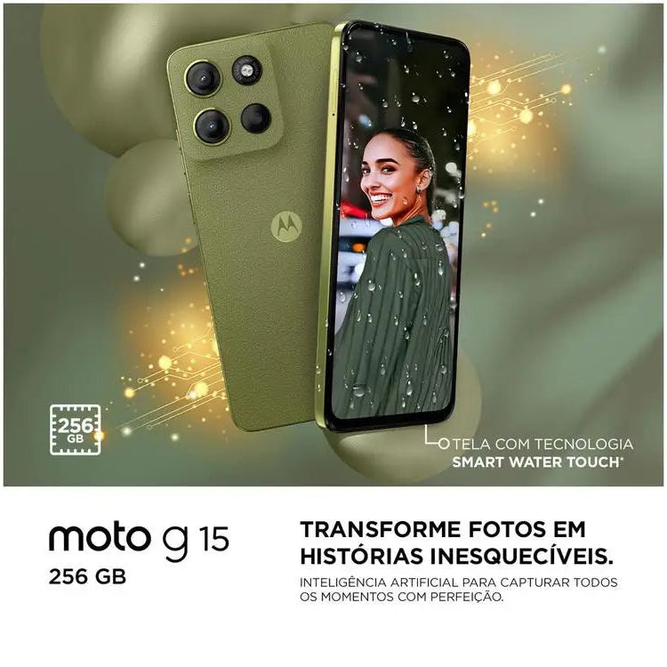 Motorola Moto G15 256GB Grafite