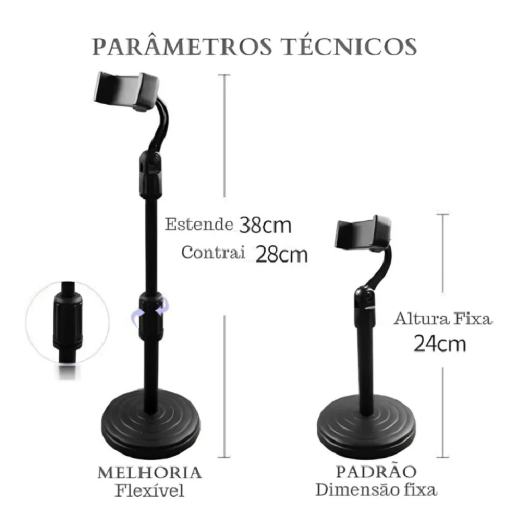 Suporte 360º de mesa p/ celular