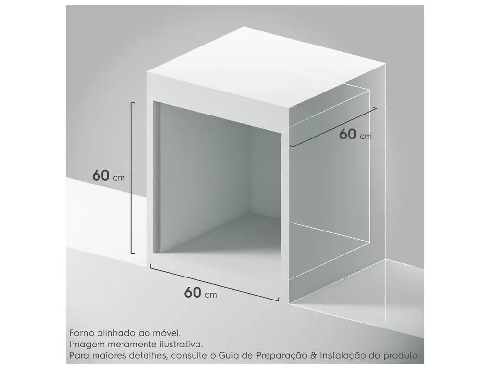 Forno Elétrico de Embutir Electrolux Multifuncional 80L