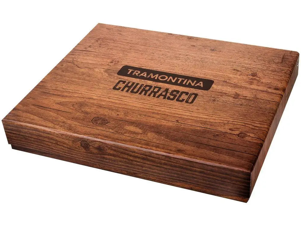 Kit Churrasco com Caixa Tramontina 15 Peças