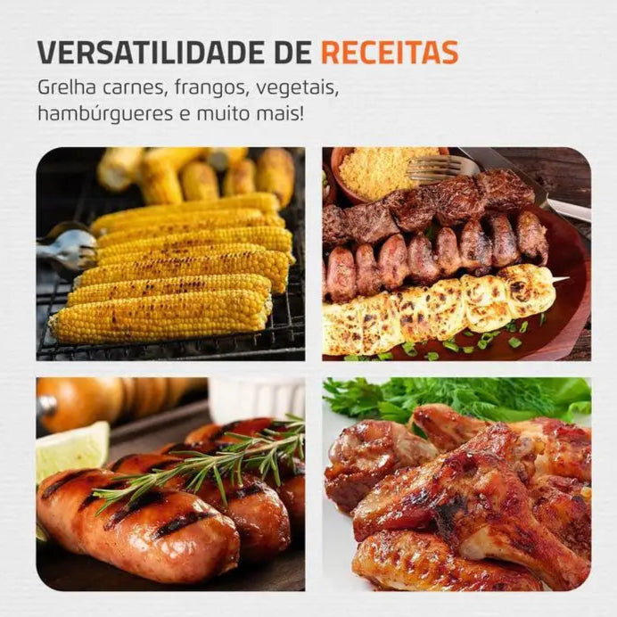 Churrasqueira Elétrica Mondial Pratic Steak & Gril