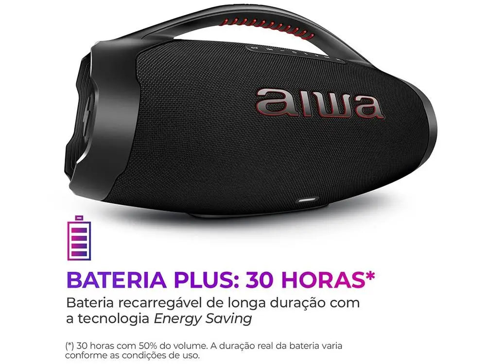 Caixa de Som Aiwa Boombox Plus