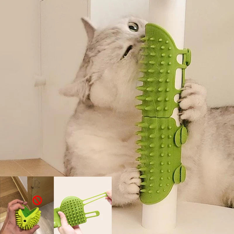 Massageador de esfregar p/ gatos