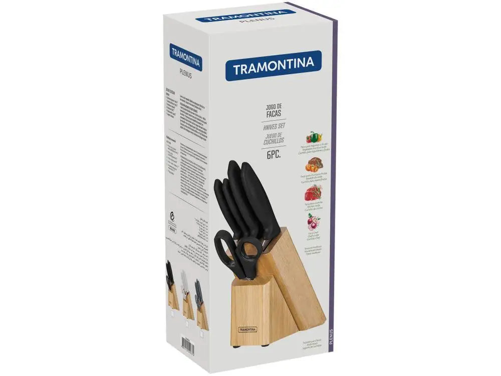 Jogo de Facas Tramontina c/ Suporte