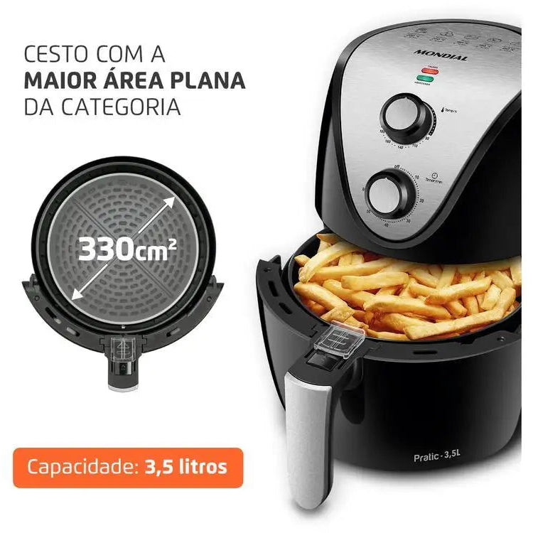 Fritadeira Elétrica sem Óleo/Air Fryer Mondial - 220V