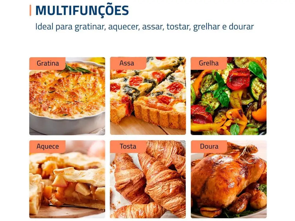 Forno Elétrico de Bancada Mondial 36L