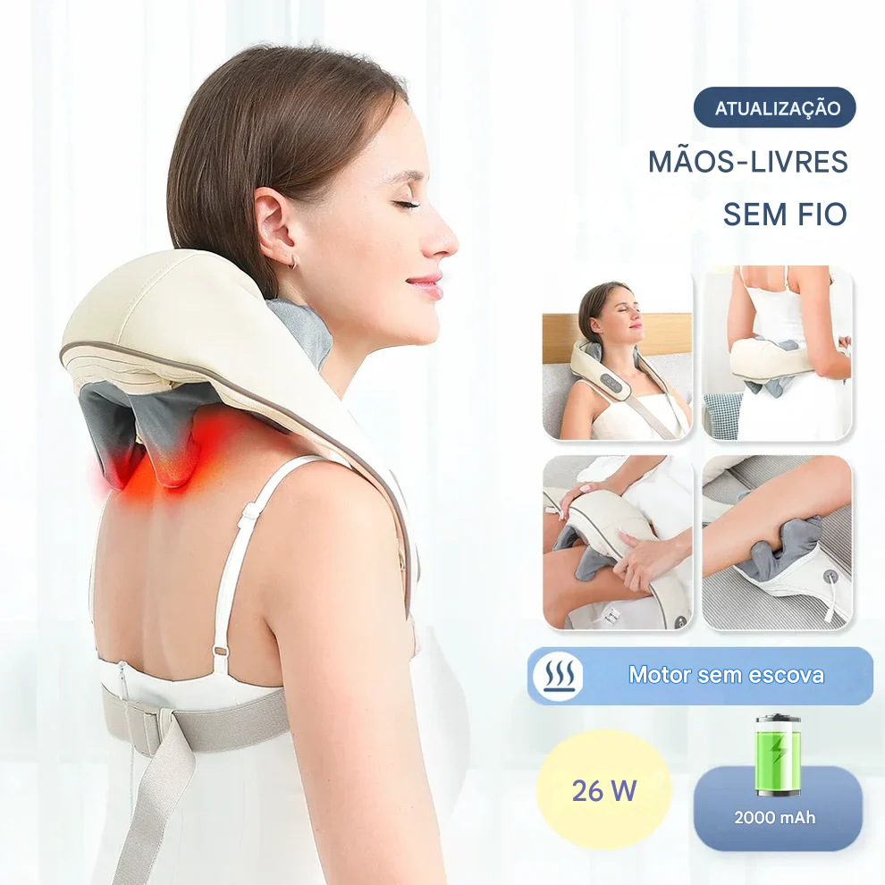 Massageador ombro e costas