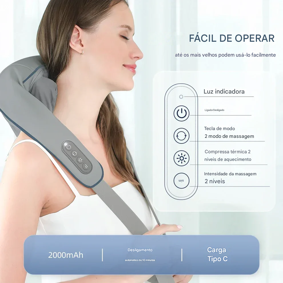 Massageador ombro e costas