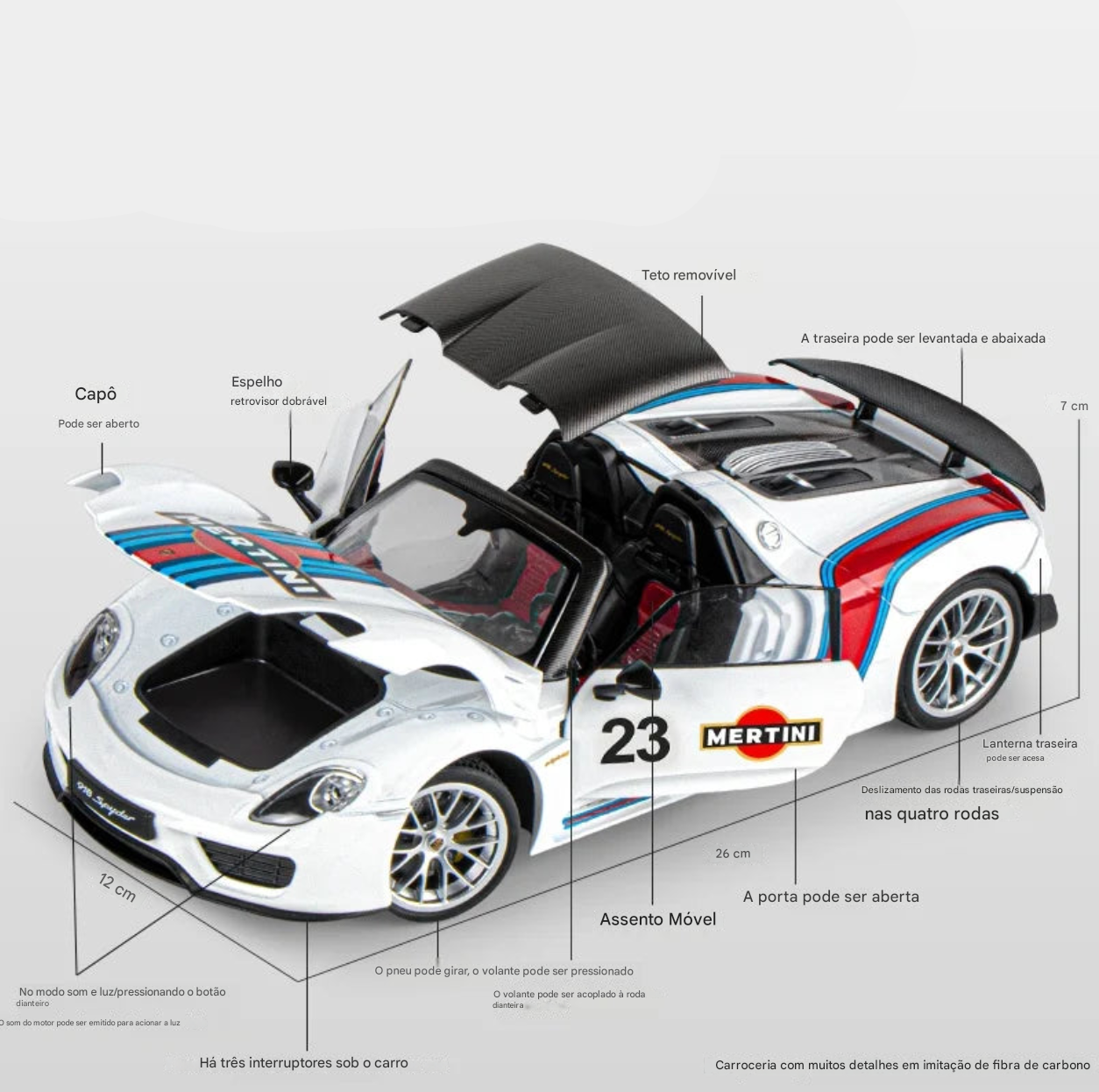 Porsche 918 Martini 1:18