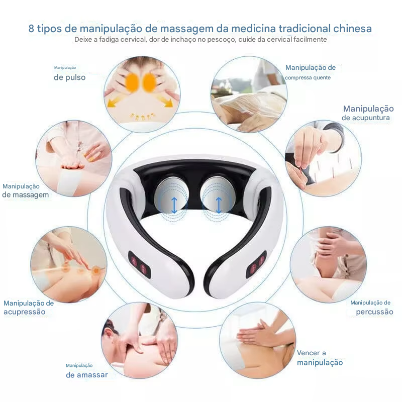 Massageador Elétrico Pescoço
