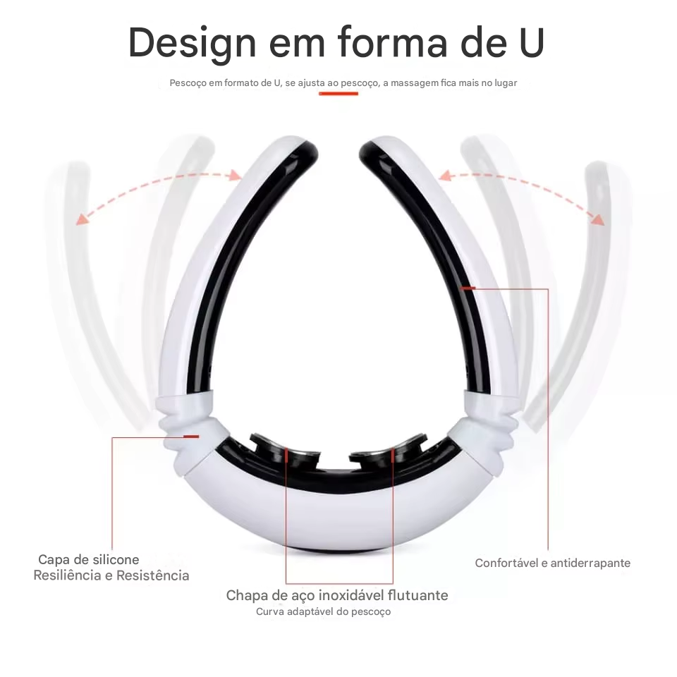 Massageador Elétrico Pescoço