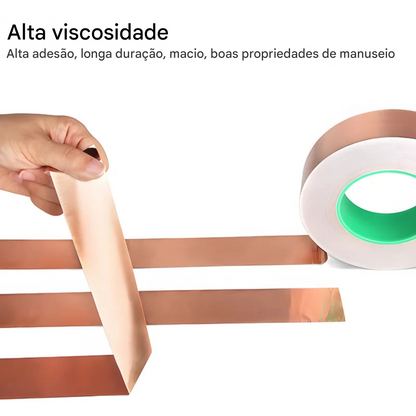 Fita 10M de cobre Blindadora