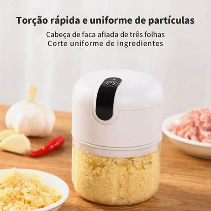 Mini Processador com 3 lâminas