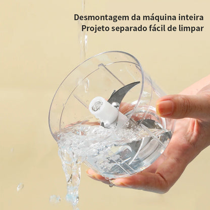 Mini Processador com 3 lâminas