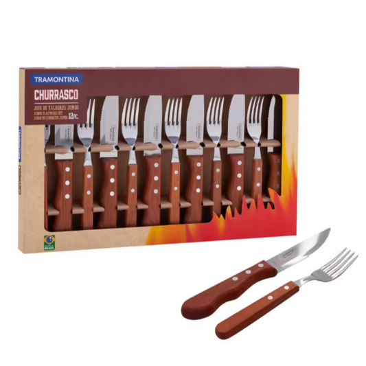 Jogo de Talheres Tramontina Inox para Churrasco