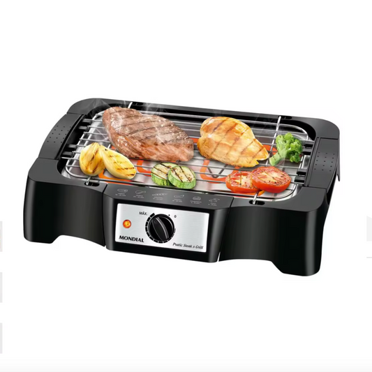 Churrasqueira Elétrica Mondial Pratic Steak & Gril