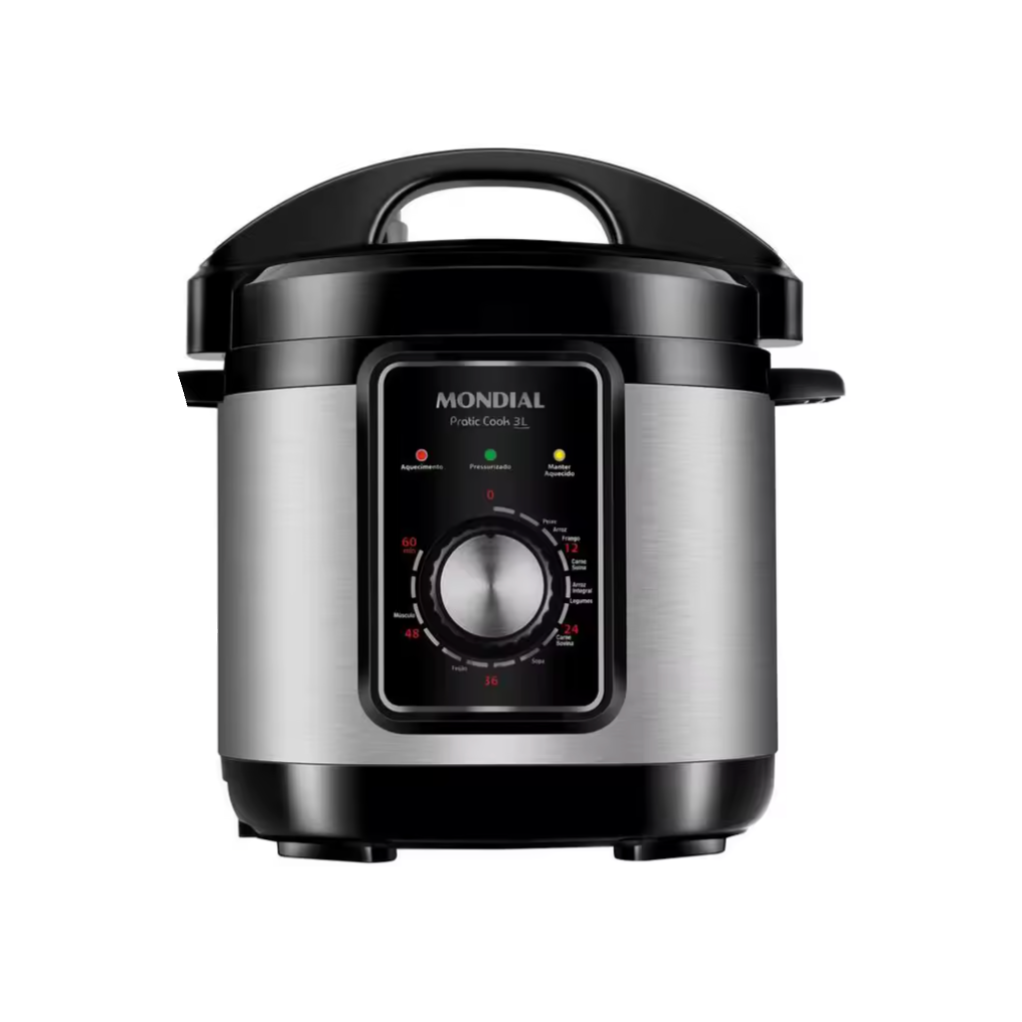Panela de Pressão Elétrica Mondial 3L