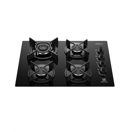 Cooktop 4 Bocas a Gás Electrolux Preto Experience