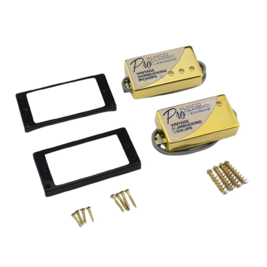 Kit Captdores Epiphone Preto e Dourado