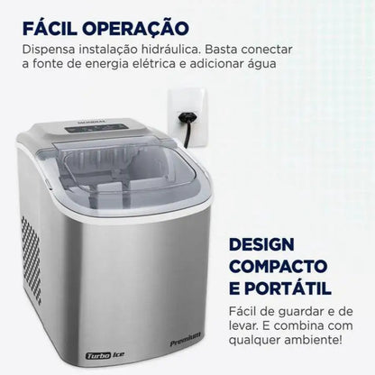 Máquina de Gelo Turbo Ice Premium