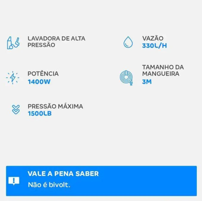 Lavadora de Alta Pressão WAP