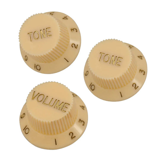 Knobs Stratocaster Bege