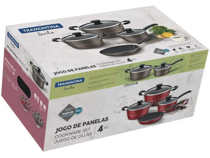 Jogo de Panelas Tramontina Antiaderente