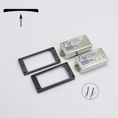 Kit Captdores Epiphone Preto e Cromado