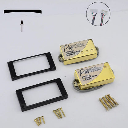 Kit Captdores Epiphone Preto e Dourado