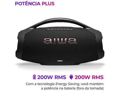 Caixa de Som Aiwa Boombox Plus