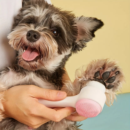 Escova massageadora e limpeza PET