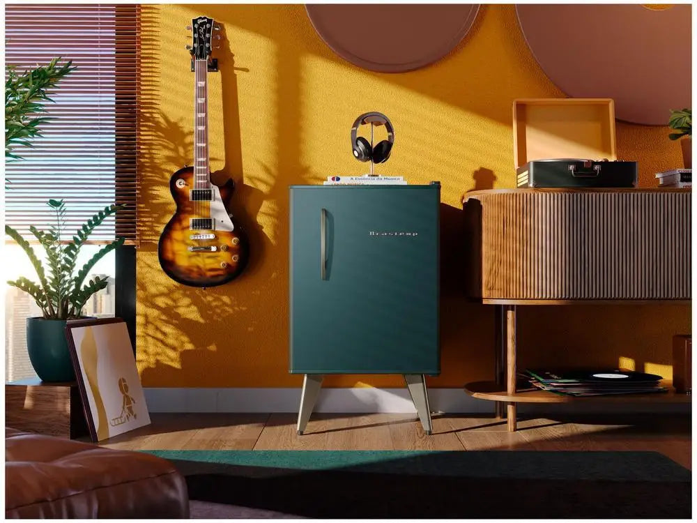 Frigobar Brastemp 76L Verde Retrô