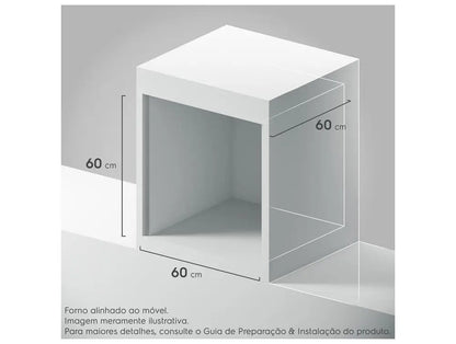 Forno Elétrico de Embutir Electrolux Multifuncional 80L